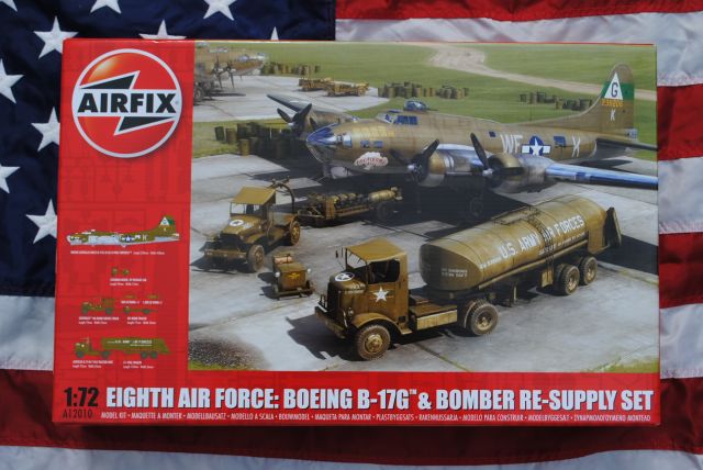 Airfix A12010 EIGHTH AIR FORCE BOEING B-17G & BOMBER RE-SUPPLY SET